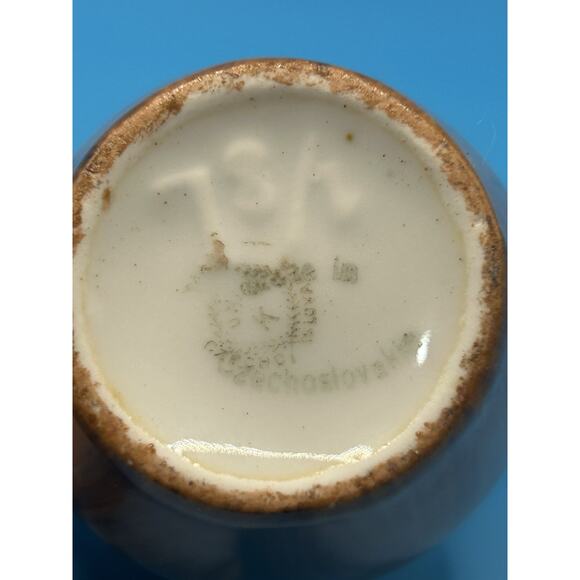 Vintage Union K Faux Wood Porcelain Small Pitcher/Creamer Czechoslovakia - Picture 6 of 8